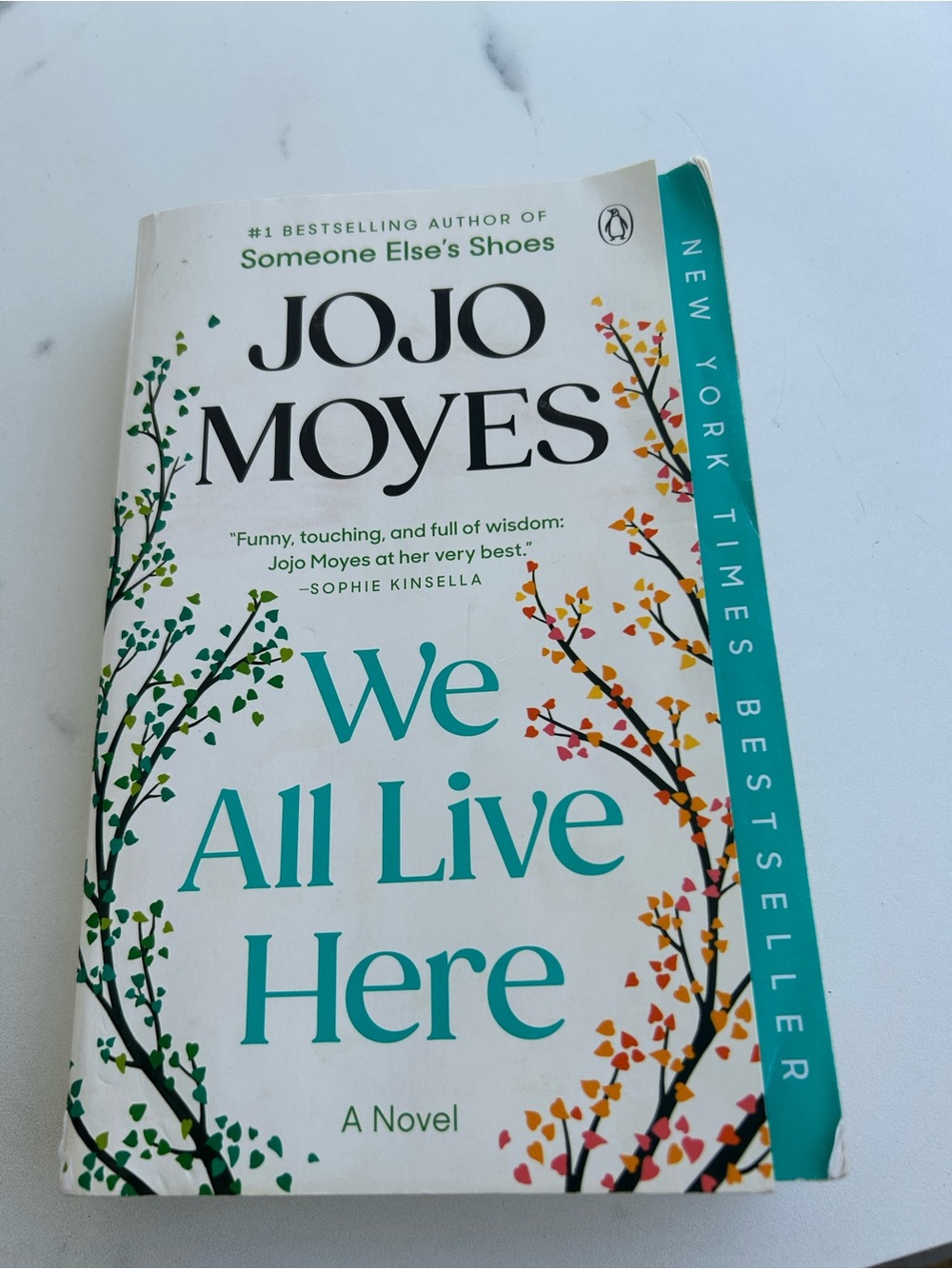 We All Live Here by JoJo Moyes 1st Ed. Book